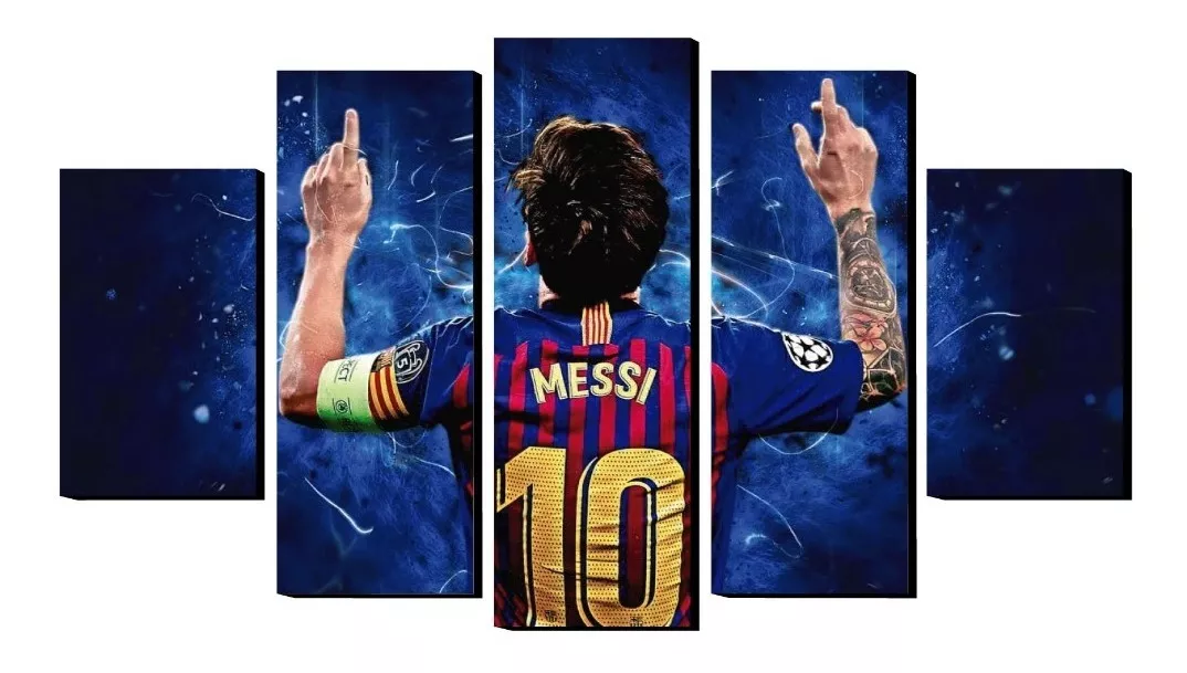 Cuadro Decorativo Lionel Messi Barcelona