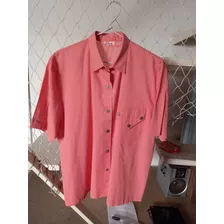 Camisa Vintage Color Salmón 