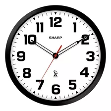 Sharp Reloj De Pared Analógico Atómico De 12 Pulgadas, Ma.