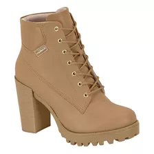 Bota Feminina Coturno Moleca Salto Alto 5325-119