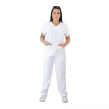 Blusa Scrubs Enfermagem Cuidadora Hospitalar Uni Slim 10