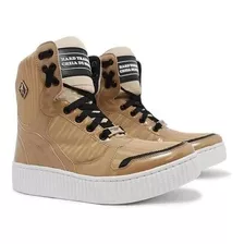 Tênis Cheia De Marra Sneaker Feminino Cano Alto Fitness Leve