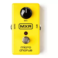 Mxr Pedal De Efectos Para Guitarra Micro Chorus Color Amarillo