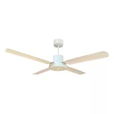 Ventilador De Techo Blanco 4 Palas Metal