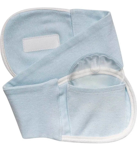 Cinta Termica Para Colica Bebe Com Bolsa De Gel Buba Cor Rosa Azul