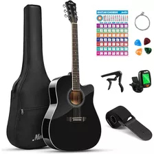 Guitarra Acustica Moukey De 41 Para Principiantes, Adultos