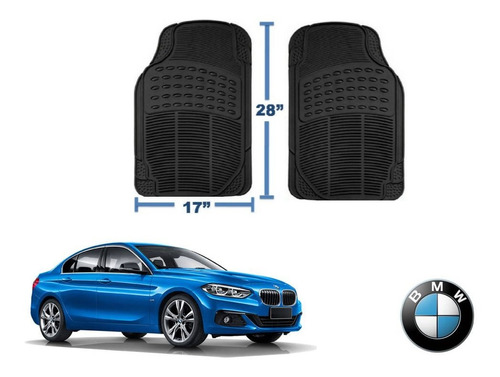 Kit Tapetes De Uso Rudo Bmw Serie 1 2019 A 2020 Rubber Black Foto 2