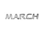 Emblema Para Parrilla March 21-24 Gris Lneas Blancas 