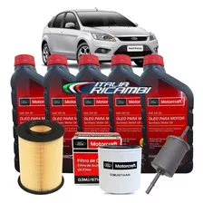 Kit Revisão Troca De Óleo 5w30 100% Sintetico Cada 10000km - Ford Novo Focus 2.0 16v Duratec 2009 2010 2011 2012 2013