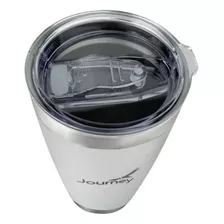 Vaso Térmico Acero Inoxidable Doble Capa Journey Draft Color Blanco