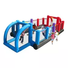 Cancha De Futbol Inflable 3 En 1 Basket Voley Turbina Aire