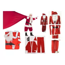 Roupa Papai Noel Completa Fantasia Natal Festa Natalina