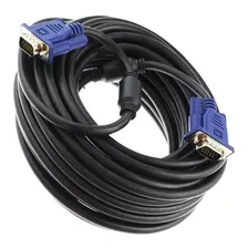 Cable Vga Macho Macho 10 Metros 15 Pin Doble Filtro Excelent