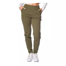 Calça Feminina Cativa Slim Malha Verde Musgo