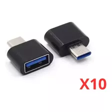 Adaptador Otg Convertidor Usb A Tipo C Para Pendrive Sd Etc