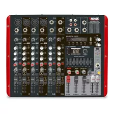 Consola Mixer Potenciada Novik Nvk 800p Bluetootht 8ch 1200w