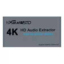 Hdmi 1.4 Splitter Box 1 En 2 Out Audio Extractor Converter P