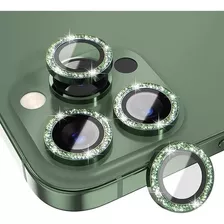 Vidrio Protector Lente Glitter Para iPhone 13 13 Mini