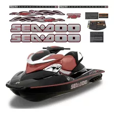 Kit Adesivos Para Sea Doo Jet Rxp 2004 2005 Vermelho 19410