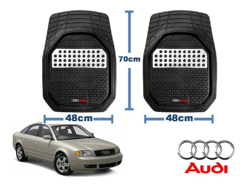 Tapetes 4 Piezas Charola 3d Logo Audi A6 R6 Rs6 1996 A 2003 Foto 2