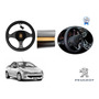 Tapetes 3d Logo Peugeot + Cubre Volante 208 2021 2022 2023