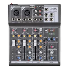 Audio2000's S7303- Mezclador De Audio Profesional De Cuatro 