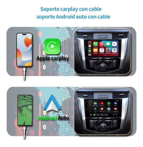 Radio Estereo De Pantalla Android Para Nissan Np300 Carplay Foto 4