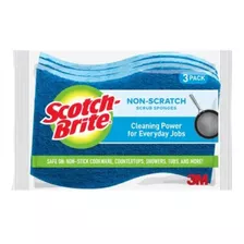 Esponja Cero Rayas 3m Scotch Brite 3 Esponjas / Paquete