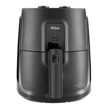 Fritadeira Elétrica Philco Air Fry Gourmet Black Sem Óleo 4l