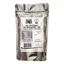 Sal Marinho Moído Integral Vegano, Sem Iodo - 1 Kg