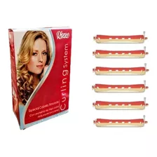 Kit: Base Líquido Permanente Ondular Cabello + 12 Bigudies