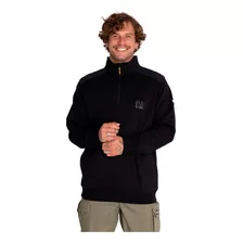 Polerón Hombre Essential 1/4 Zip Sweatshirt Negro Cat