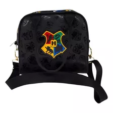 Bolsa Maleta Térmica Hogwarts Lancheira Harry Potter Cor Preto