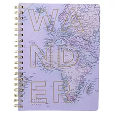 Diario Espiral De Cuero Vegano Diseño Wanderlust, 192 ...