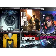 The Last Of Us + Grid 2 + Metro Extra Juegos Ps3 Español