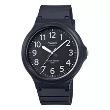 Relógio De Pulso Casio Youth Mw 240 Com Corpo Preto, Analógico, Para Masculino, Fundo Cinza-escuro, Com Correia De Resina Cor Preto, Agulhas Cor Branco E Preto, Subdials De Cor Branco, Ponteiro De M