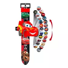 Reloj Infantil De Cars Digital Con Proyector De Imágenes