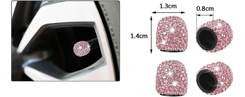 13 Pcs Accesorios Coche Brillantes Con Diamantes Mujer Rosa Foto 5