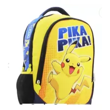 Mochila Back Pack Pikachu Techzone Para Laptop De Hasta 16 