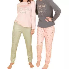 Pijama Mujer Invierno So Pink So Best Day 11665