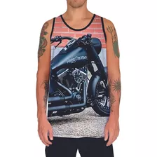 Camiseta Regata Moto Harley Davidson Motoqueiro Clube 9