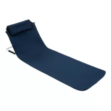 Cojín De Asiento Plegable Silla De Playa Con Respaldo Para