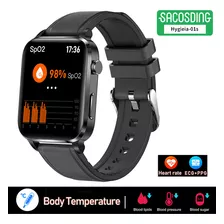 Smart Watch Para Hombres Glucemia Tratamiento Láser Presión