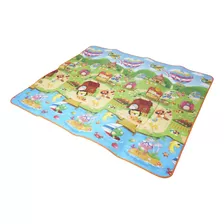 Tapete Atividade Bebe Infantil 1,80x2,00m Emborrachado 2x1