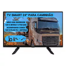 Tv Smart 12v Caminhão Carro Carreta Avião Food Truck Vam