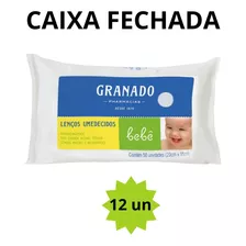 Kit Lenco Umedecido Granado Toalha Tradicional Bebe Neutro