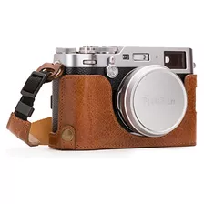 Megagear Mg1282 Fujifilm X100f Estuche De Cuero Genuino Ever