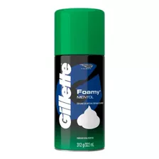 Espuma Para Afeitar Gillette Foamy Menthol 312 Gr