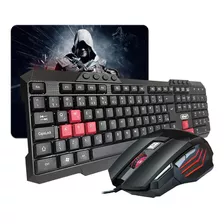 Combo Gamer Teclado Mouse Mouse Pad Computador Videogame