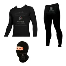 Conjunto Térmico Frio Intenso Extreme Calça Blusa Balaclava